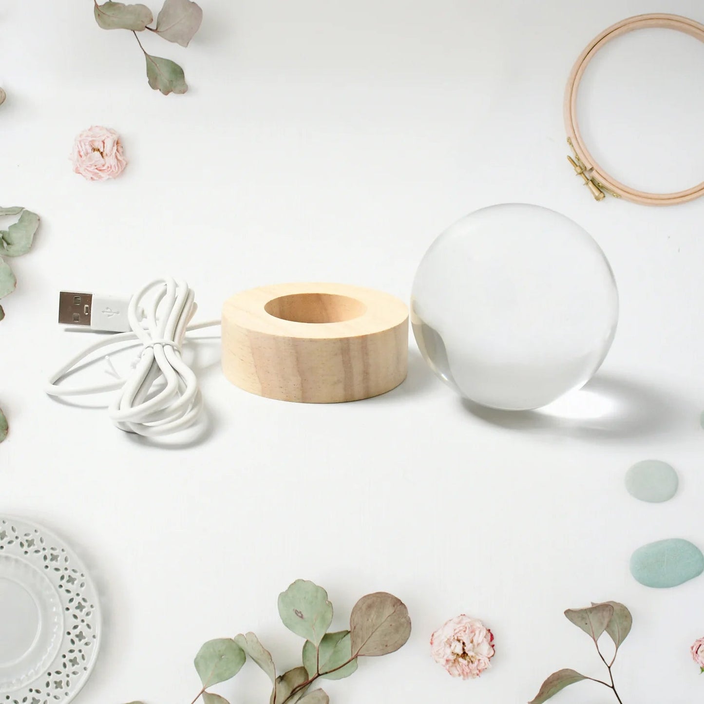 3D Crystal Ball lamps for Bedroom 3D Lamps for Home Decoration 3D Crystal Ball Night Light Gifts for Women Gifts for Men Room Decor Items for Bedroom for Friend and FamilyÃ‚Â (1 Pc)