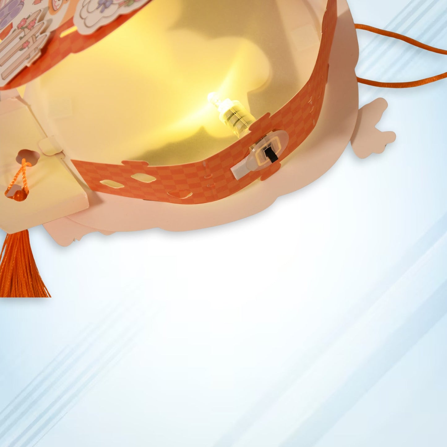 DIY Handmade Cartoon Paper Lanterns Ã¢â‚¬â€œ Antique Hollow-Out LED Projection for Festival Decor