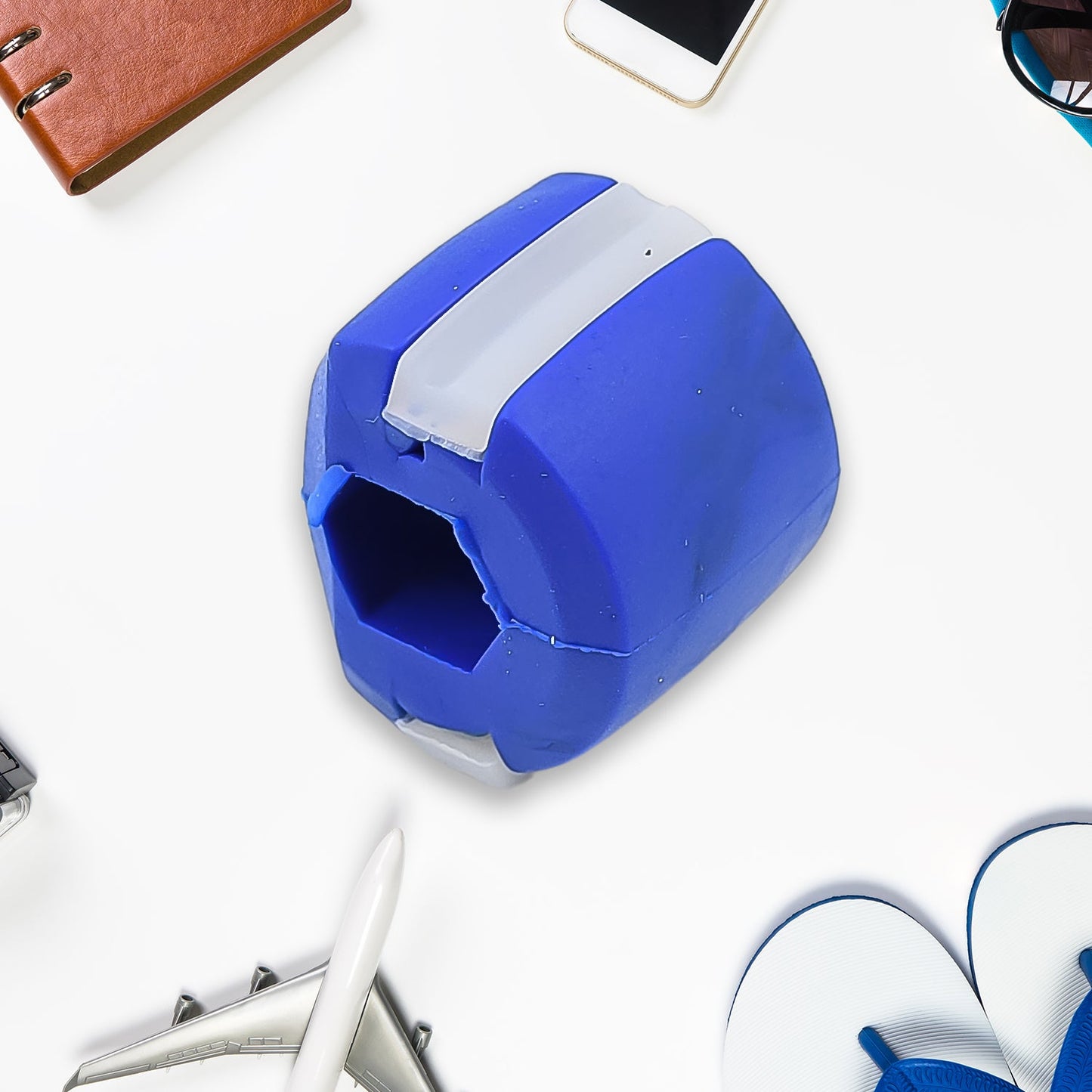 Dark Blue Mouth Exerciser Ã¢â‚¬â€œ Fast Jaw Sculpting & Chisel Trainer