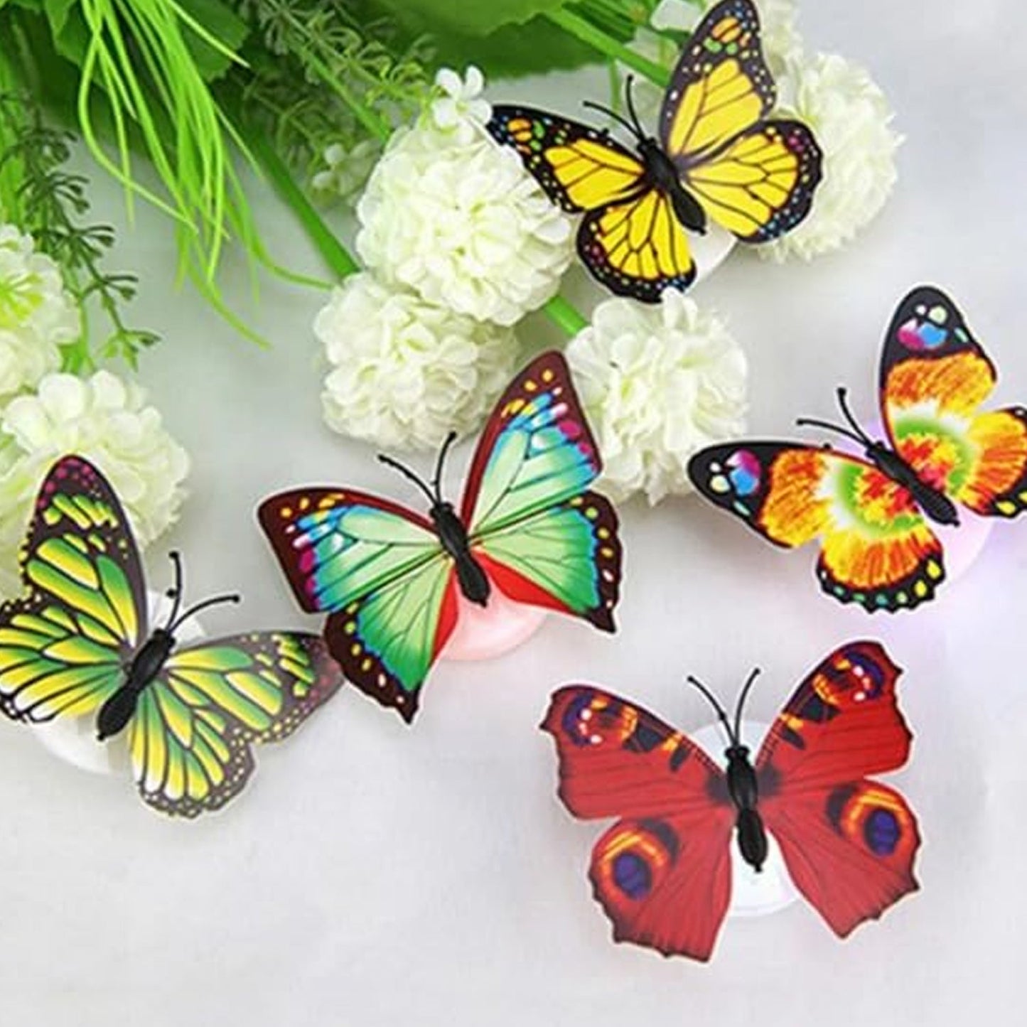 The Butterfly 3D Night Lamp Comes with 3D Illusion Design (2 Pc / Loose)