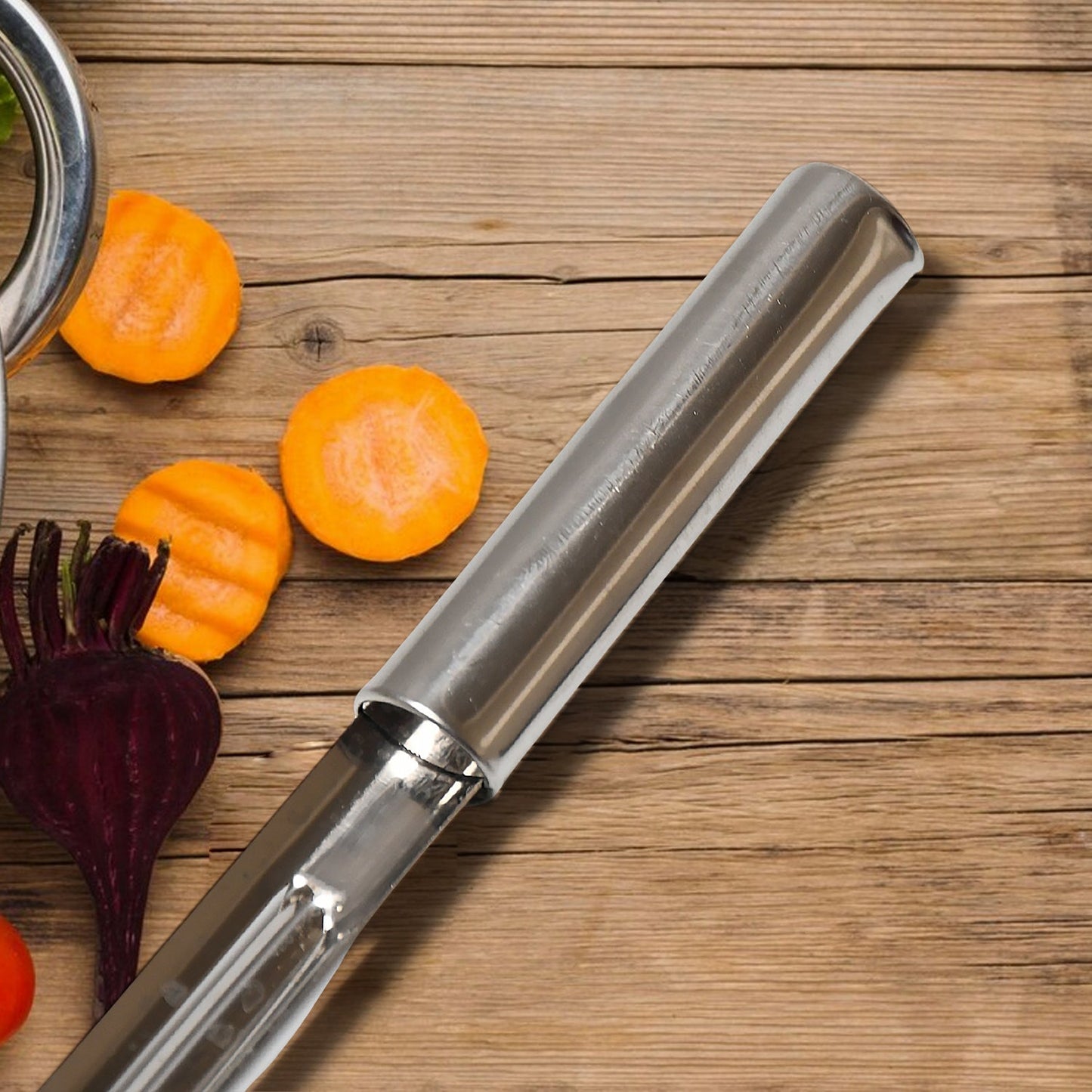 Stainless Steel Peeler Set Ã¢â‚¬â€œ Multi-Purpose Handle for Peeling & Shredding (12 Pcs Set)