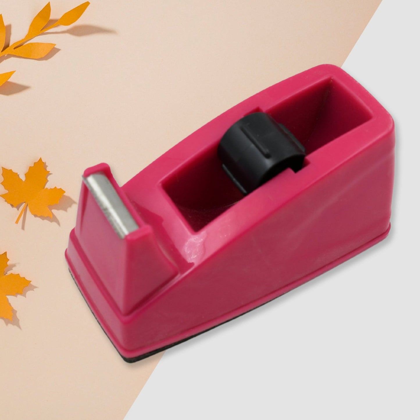 Plastic Tape Dispenser & Cutter for Home, Office & School (1 Pc)