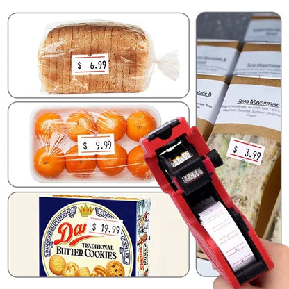 Handheld 8-Digit Plastic Price Tag Gun Ã¢â‚¬â€œ Ideal for Retail & Market Price Tagging