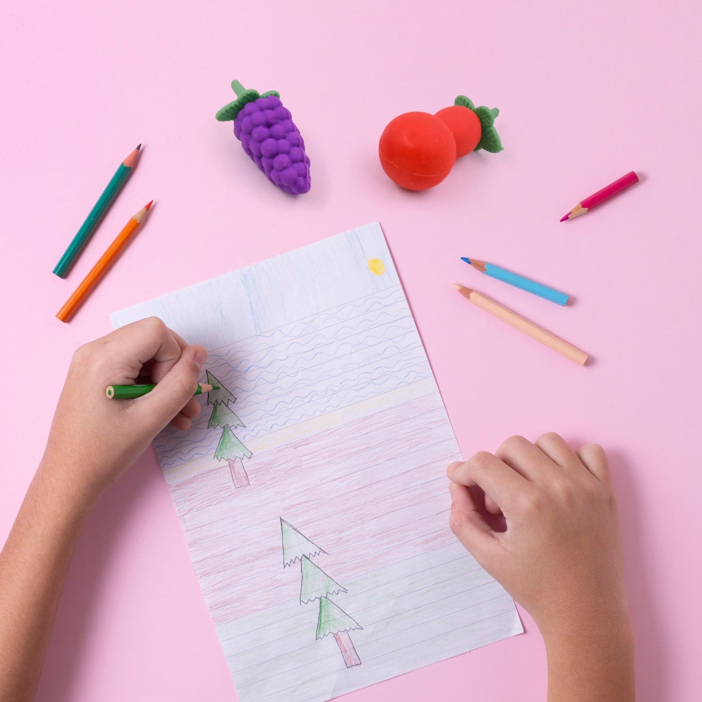 3D Mix Design Fancy & Stylish Colorful Erasers Ã¢â‚¬â€œ Cute Novelty Eraser Set for Kids & School Prize (1 Set)