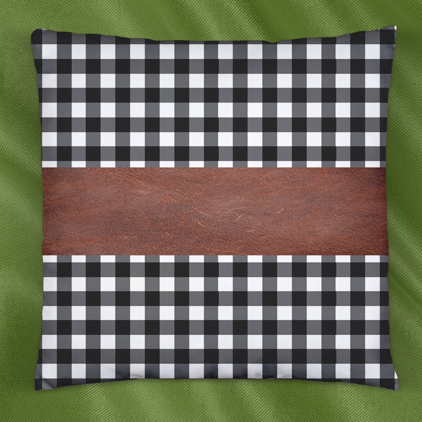 Pillow Covers, Leather & Cotton Cushion Covers (19 Ãƒâ€” 12 Inch / 1 Pair / 2 Pc)