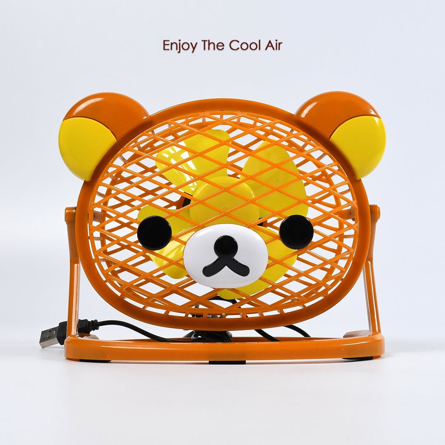 Teddy Bear Portable Fan for Home, Office & Car (USB, Adjustable)