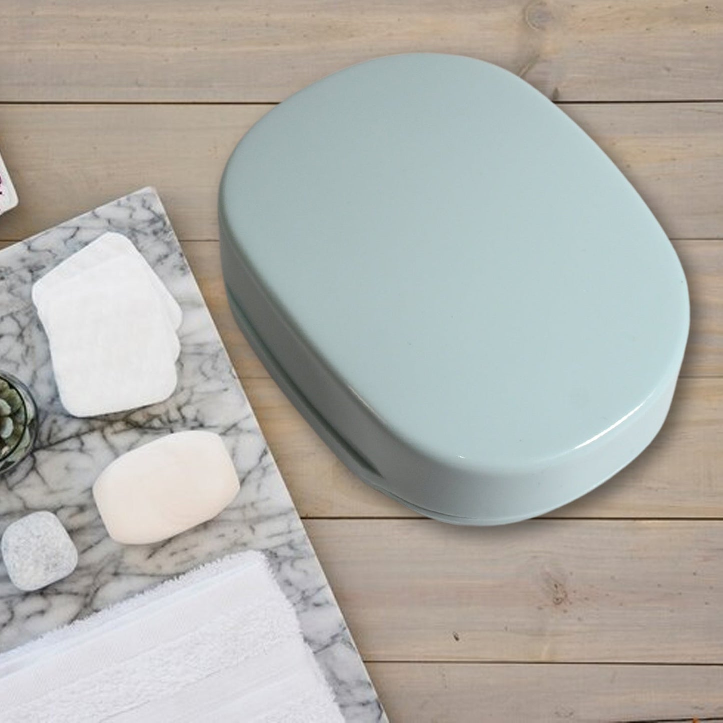 Soap Container, Soap Box Household Kitchen and Bathroom Can Use PP Material Drain Box, Soap Dish,Ã‚Â for Bathroom Shower Home Outdoor CampingÃ‚Â (1 Pc)