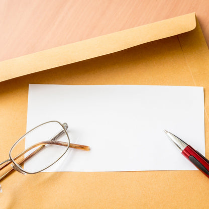 Brown Kraft Envelope for Invitations & Office Use (2 Pc, 16x14 Inch)