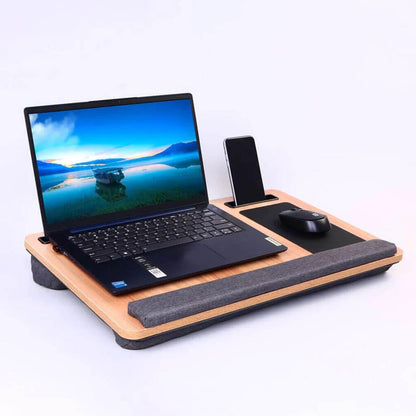Portable Laptop Table with Mouse Pad (55Ãƒâ€”35 Cm / 1 Pc)