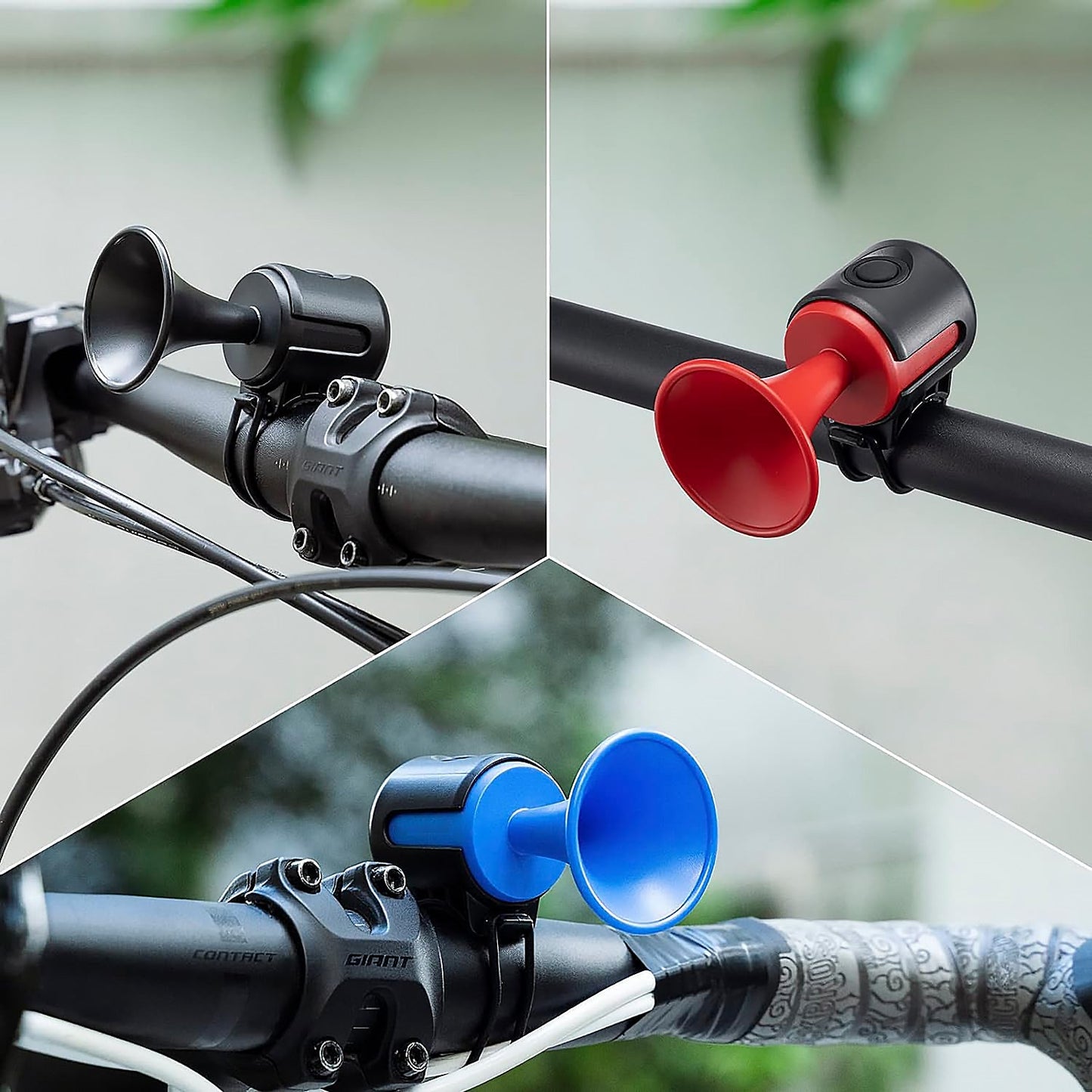 Loud 120dB Bicycle Air Horn Ã¢â‚¬â€œ Waterproof Electric Bell with Long Battery Life