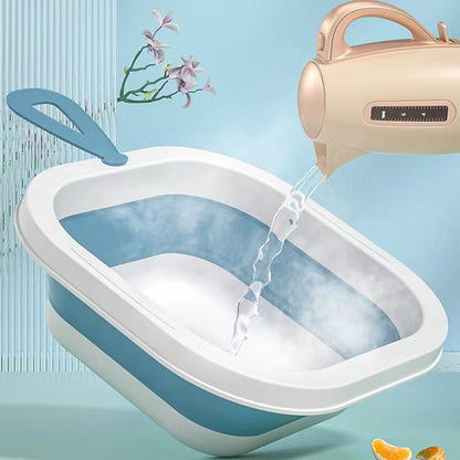 Wash Basin, Space Saving Multi Function Foldable Baby Wash basin Easy Clean Lightweight Thicken for Washing Face for Home (28Ãƒâ€”28 Cm / 1 pc)