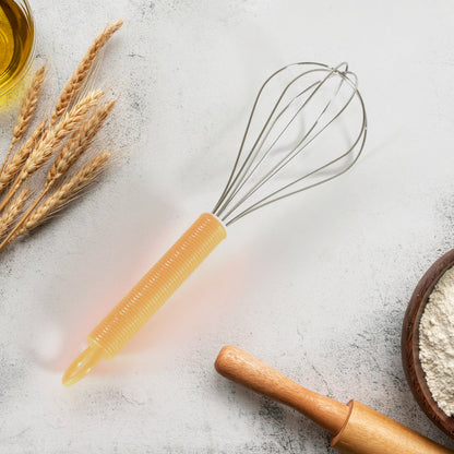 Stainless Steel Manual Whisk Ã¢â‚¬â€œ Cream, Flour & Egg Mixer (16 Cm)-2 pcs