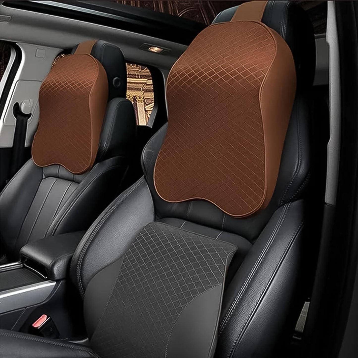 Car Neck Pillow Car Neck Headrest Pillow Memory Foam Car Accessories Cushion Car Seat Head Support Neck Protector Car Seat Neck Pillow,Ã‚Â for Driving (1 Pc / Mix Color)