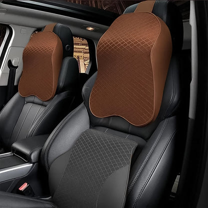 Car Neck Pillow Car Neck Headrest Pillow Memory Foam Car Accessories Cushion Car Seat Head Support Neck Protector Car Seat Neck Pillow,Ã‚Â for Driving (1 Pc / Mix Color)