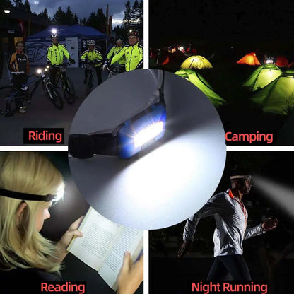 10W COB Waterproof Headlamp Ã¢â‚¬â€œ Portable Lantern for Camping, Hiking, Cycling & Hunting (1 Pc)