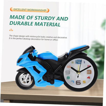 Retro Motorcycle Alarm Clock Ã¢â‚¬â€œ Novelty Bike Engine Style Desk Clock