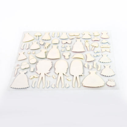 Multipurpose Adhesive 3D Stickers (2 Sheet / 19Ãƒâ€”15 Cm)