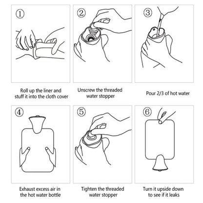 Mix-Design Printed Small Hot Water Bag Ã¢â‚¬â€œ Leak-Proof Hot/Cold Therapy for Pain Relief (1 Pc)