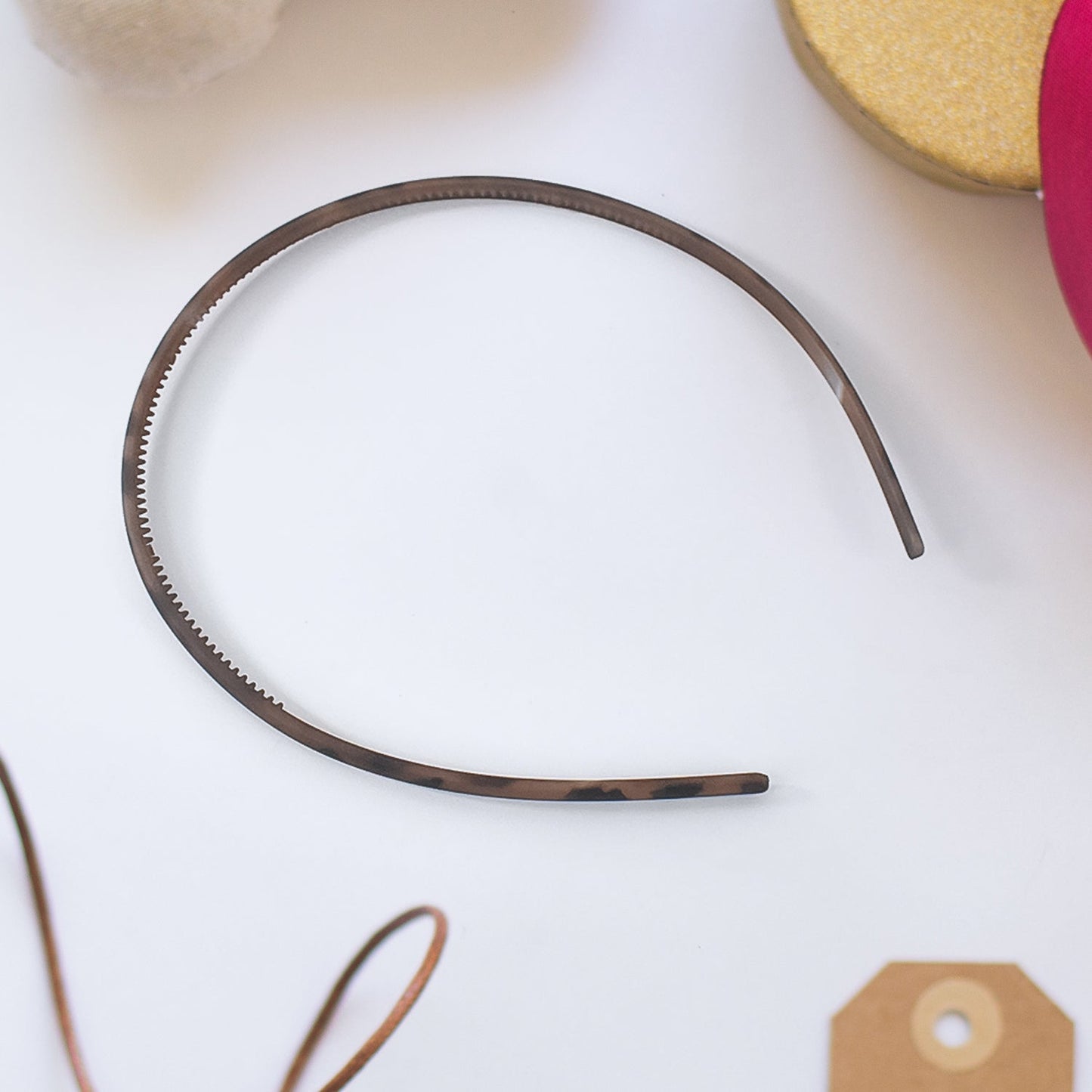 Plastic Simple Headbands Comb Headbands Hairbands (3 Pc)