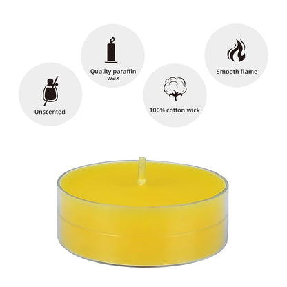 Tealight Diwali Candle Ã¢â‚¬â€œ Smokeless, Long-Burning, Mix Color (2 Pc / Mix Color)