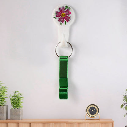 Metal Bottle Opener Keychain (2 Pc)