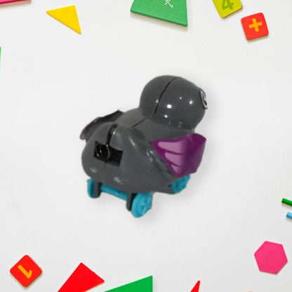 Small push back duck toy, Ejectable spring tail duck, Small DIY duck Toy-3 pcs