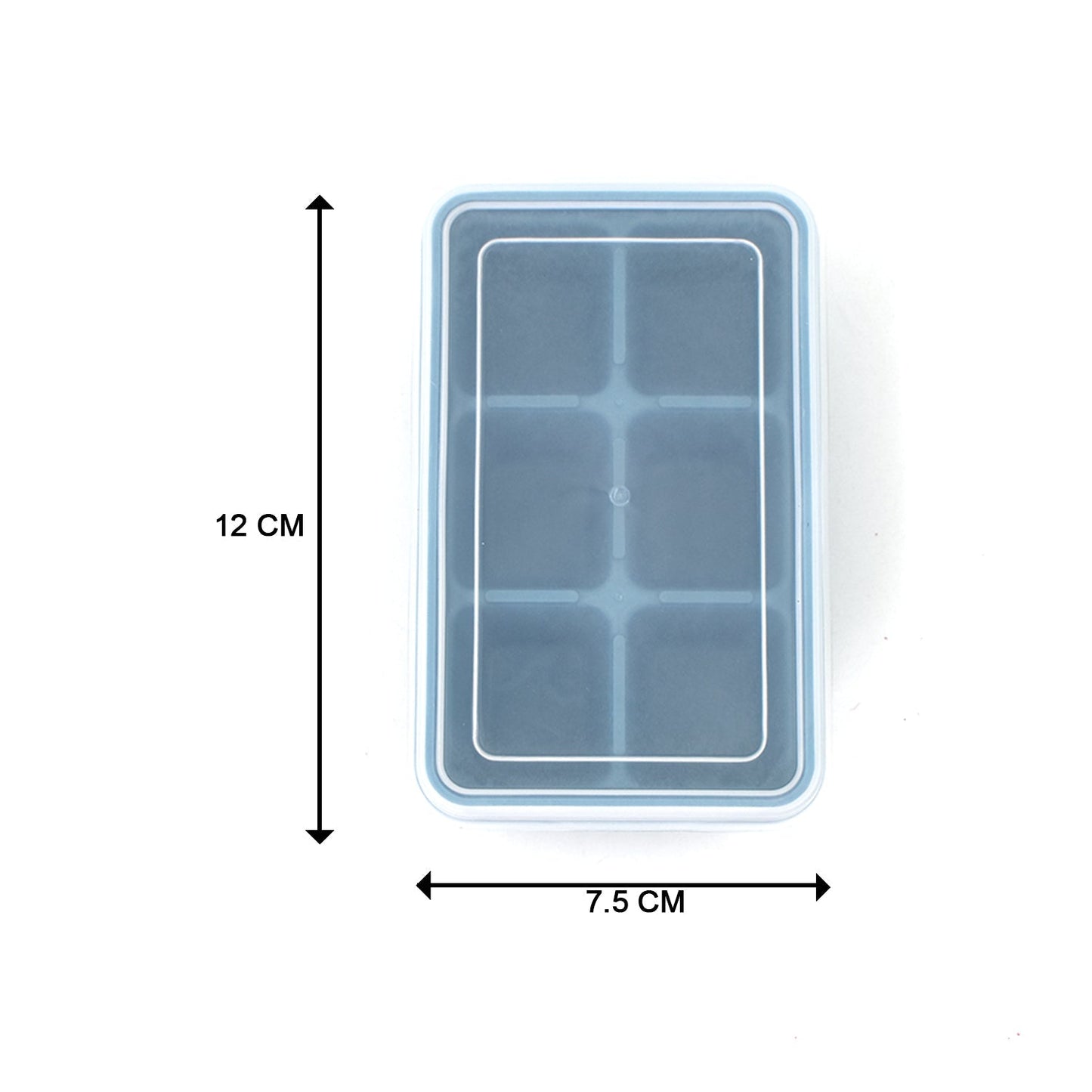 6-Grid Silicone Ice Tray Ã¢â‚¬â€œ Ideal for Household Ice Making