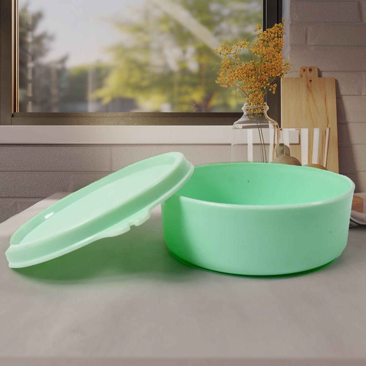 Ganesh 4In1Ã‚Â Tiffin Box-Lunch Box | 3 Stainless Steel Containers 300 Ml Approx & Plastic Salad Container 200 Ml Approx| Plastic lid Box | Round Zip Bag | Leak Proof | Microwave SafeÃ‚Â for Office, College and School for Men, WomenÃ‚Â 