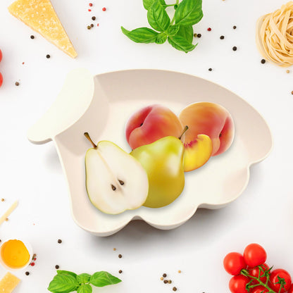 Plates for Kids, BPA Free, ChildrenÃ¢â‚¬â„¢s Food Plate, Kids Bowl, Serving Platters Food Tray Decorative Serving Trays for Candy Fruits Dessert Fruit Plate, Baby Cartoon Pie Bowl Plate, Tableware (1 Pc)