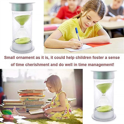 45-Minute Green Sand Timer Ã¢â‚¬â€œ Hourglass Time Management Tool for Classroom & Games (Color : Green)