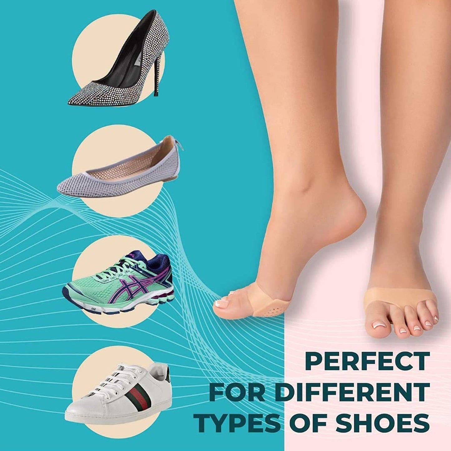 Silicone Tiptoe Protector Ã¢â‚¬â€œ Cover for Men & Women