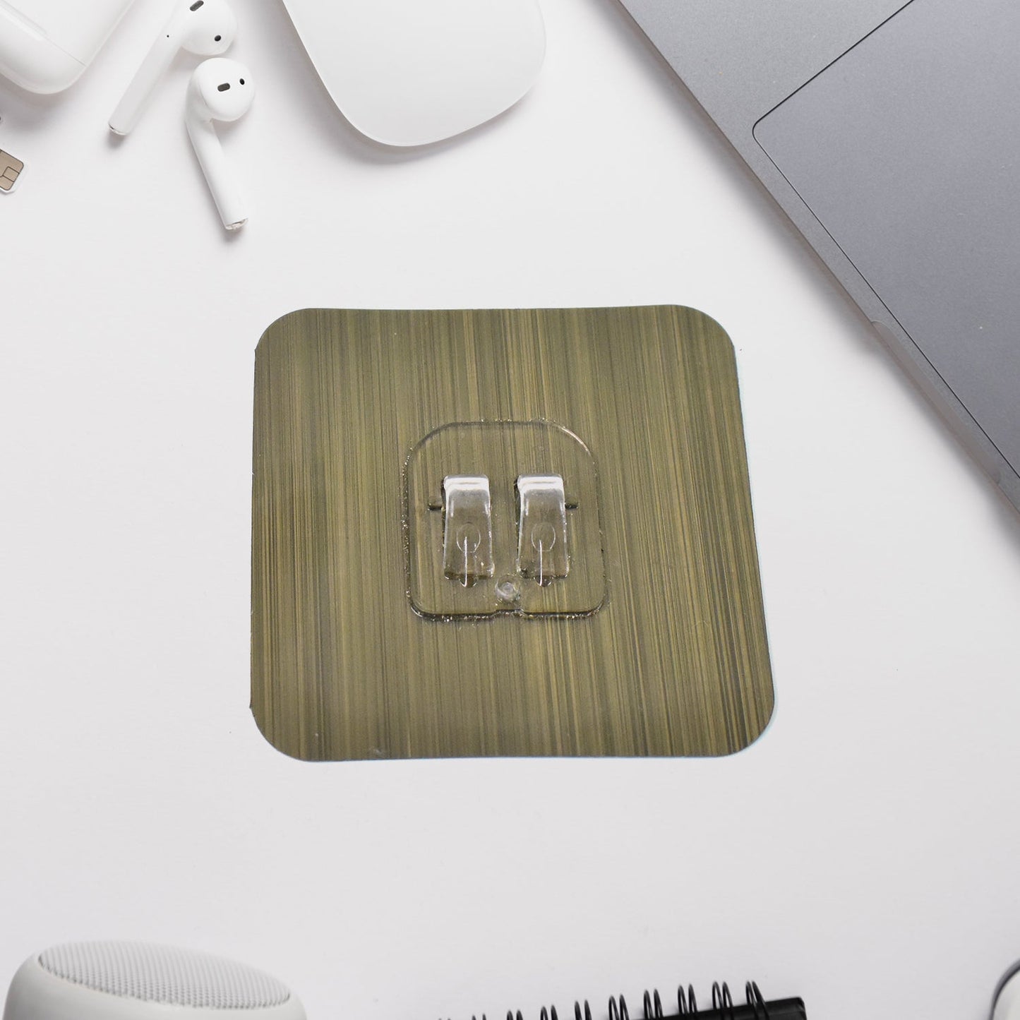 Adhesive Sticky Waterproof and Oil Proof, Reusable Wall Utility Seamless Wall Hook (6 Pc)