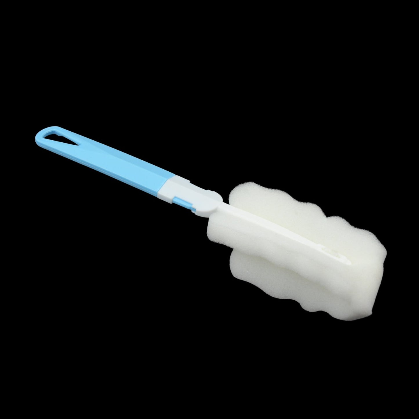 Sponge Cleaning Brush Kitchen Tool Bottle Soft Brush for Dishes| Cleaning Brush Cleaner with Plastic Long Handle, Soft Dish Washing Foam Cleaning Brushes For Cups Mugs Kettles Wine Glasses and Baby Bottles (3 Pc)