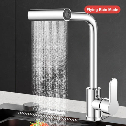 360Ã‚Â° Rotating Waterfall Kitchen Faucet Ã¢â‚¬â€œ Touch & Swivel Sink Extender (4 In 1 )