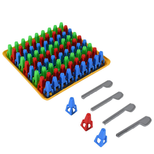 Plastic Color Crush Game Board, A Puzzle Game, Challenge's Educational Board Game's, Game for Kids & Adults, BirthdayÃ‚Â GiftÃ‚Â (1 Set)