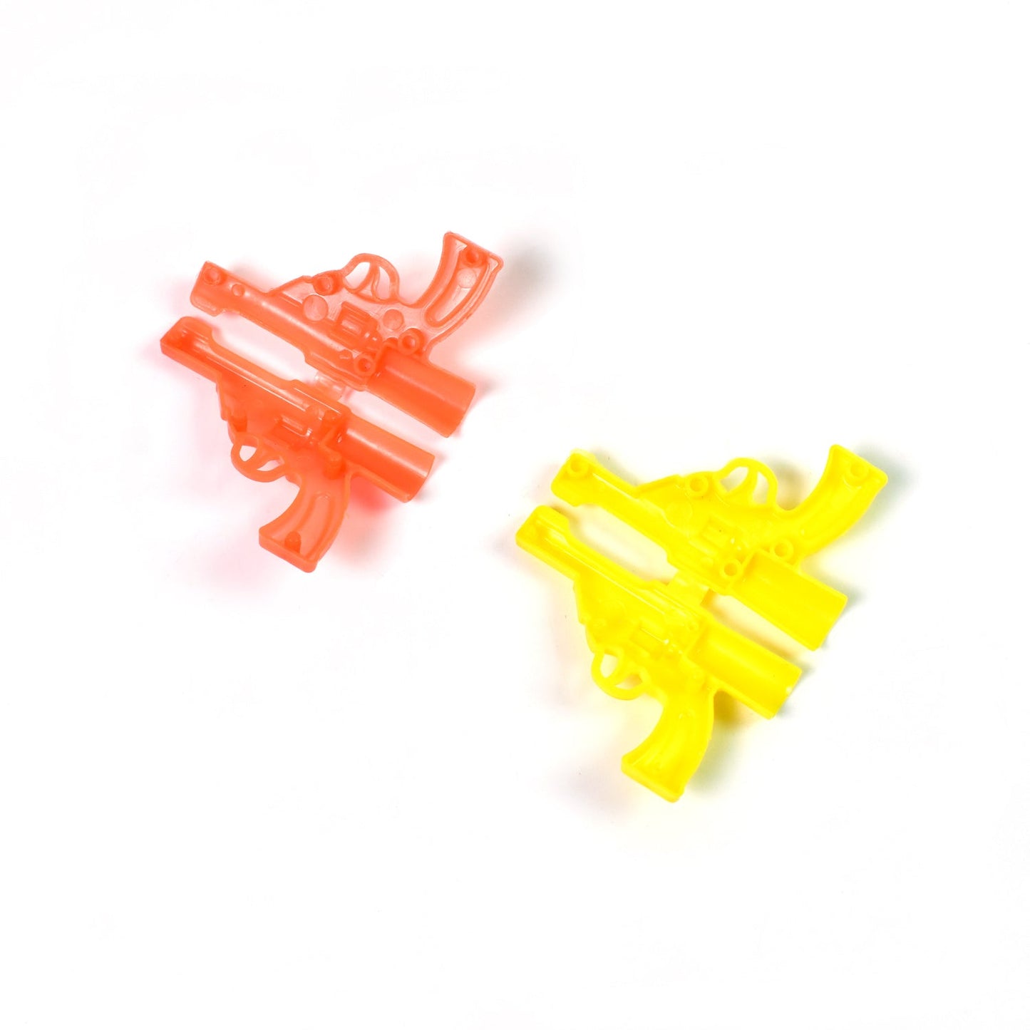 Gun Shape Pencil Top For Kids Office, Small Gun Toy (10 Pc / Mix Colour & Design)