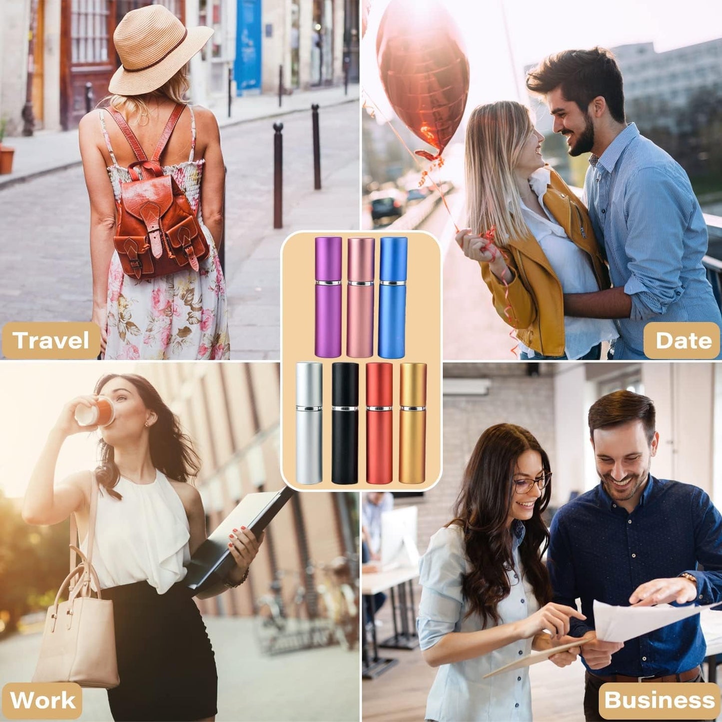 Empty Spray / Perfume Bottle Refillable Fine Mist Perfume For Sanitizer Travel Beauty Makeup Perfume fillerÃ‚Â (1 Pc)