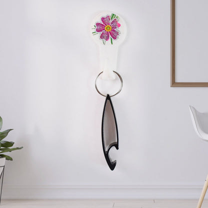 Metal Bottle Opener Keychain (2 Pc)