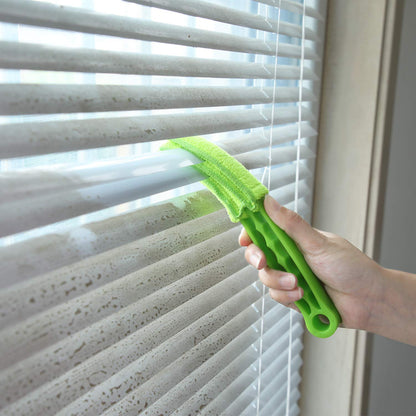 Window Blind Cleaner Brush with Microfiber Sleeves Ã¢â‚¬â€œ Dusting Tool for Shutters & AC (1 Pc)
