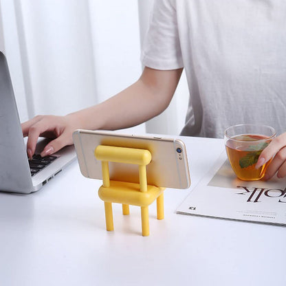 Mini Chair Mobile Phone Holder Ã¢â‚¬â€œ Portable & Stylish Stand for All Smartphones, Ideal for Desk & Office Use (1 Pc)