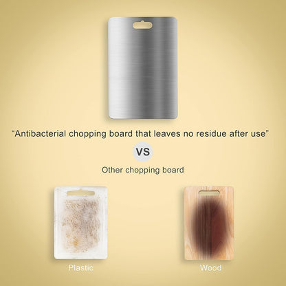 Stainless Steel Vegetable & Fruit Cutting Chopping Board (31Ãƒâ€”20 Cm / 1 Pc)