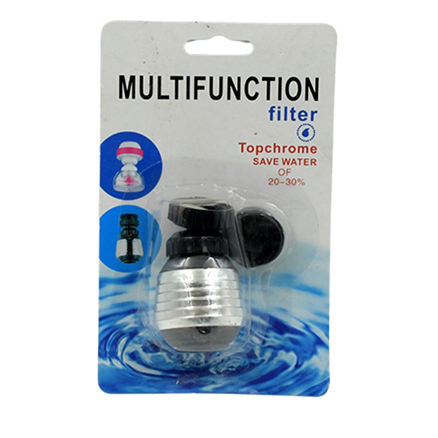 Faucet Bubbler, Faucet Aerator, Water Filter 360Ã‚Â° Sink Use for Kitchen, Bathroom, Home Use, High Pressure Power Spray, Plating, for Kitchen Bathroom (1 Pc)