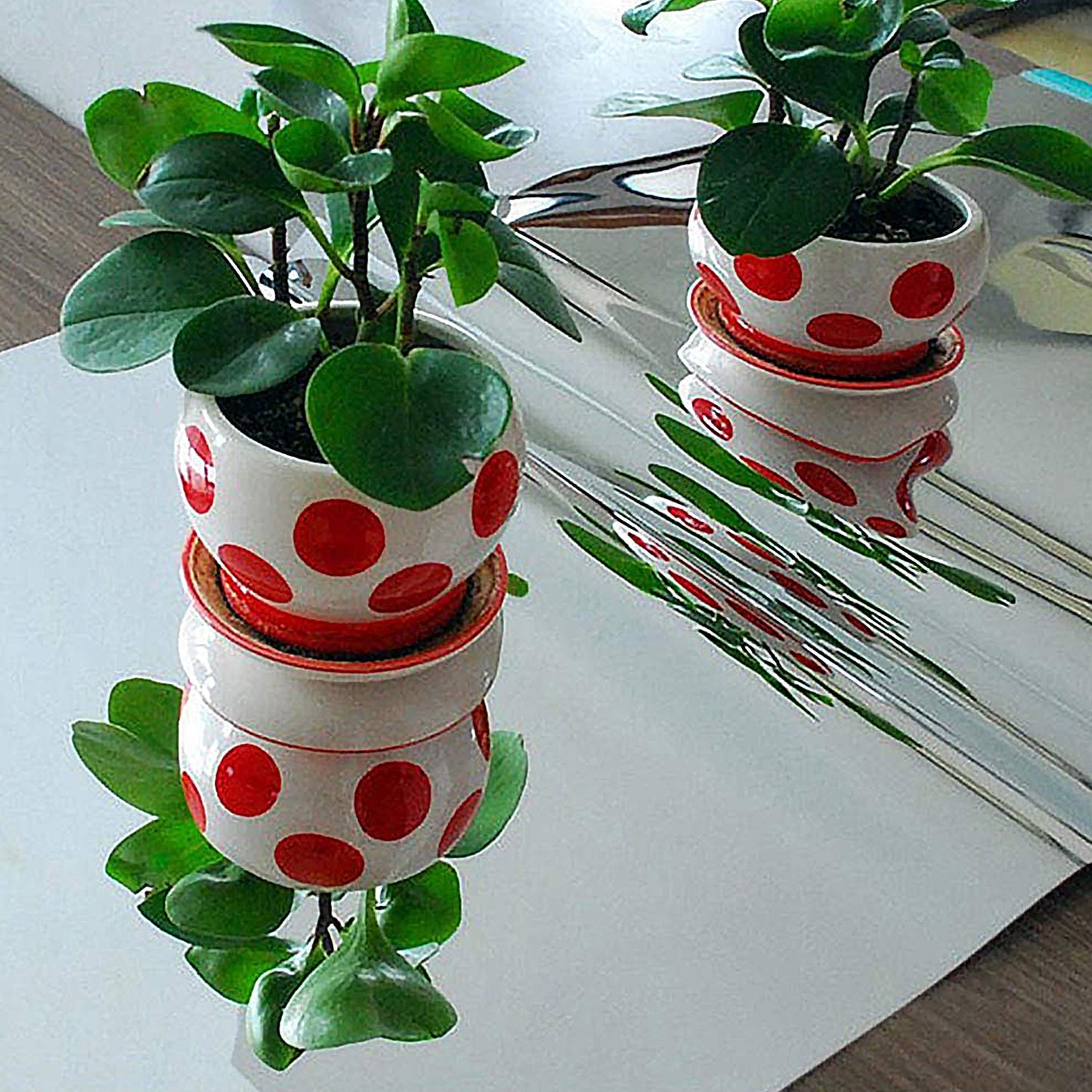 3D Mirror Wall Stickers Wall Mirror Decorative Mirror Paper for Home, Living Room Wall, Bedroom Wall, TV Backdrop Use Paper (100Ãƒâ€”50 Cm / 3 Pc )