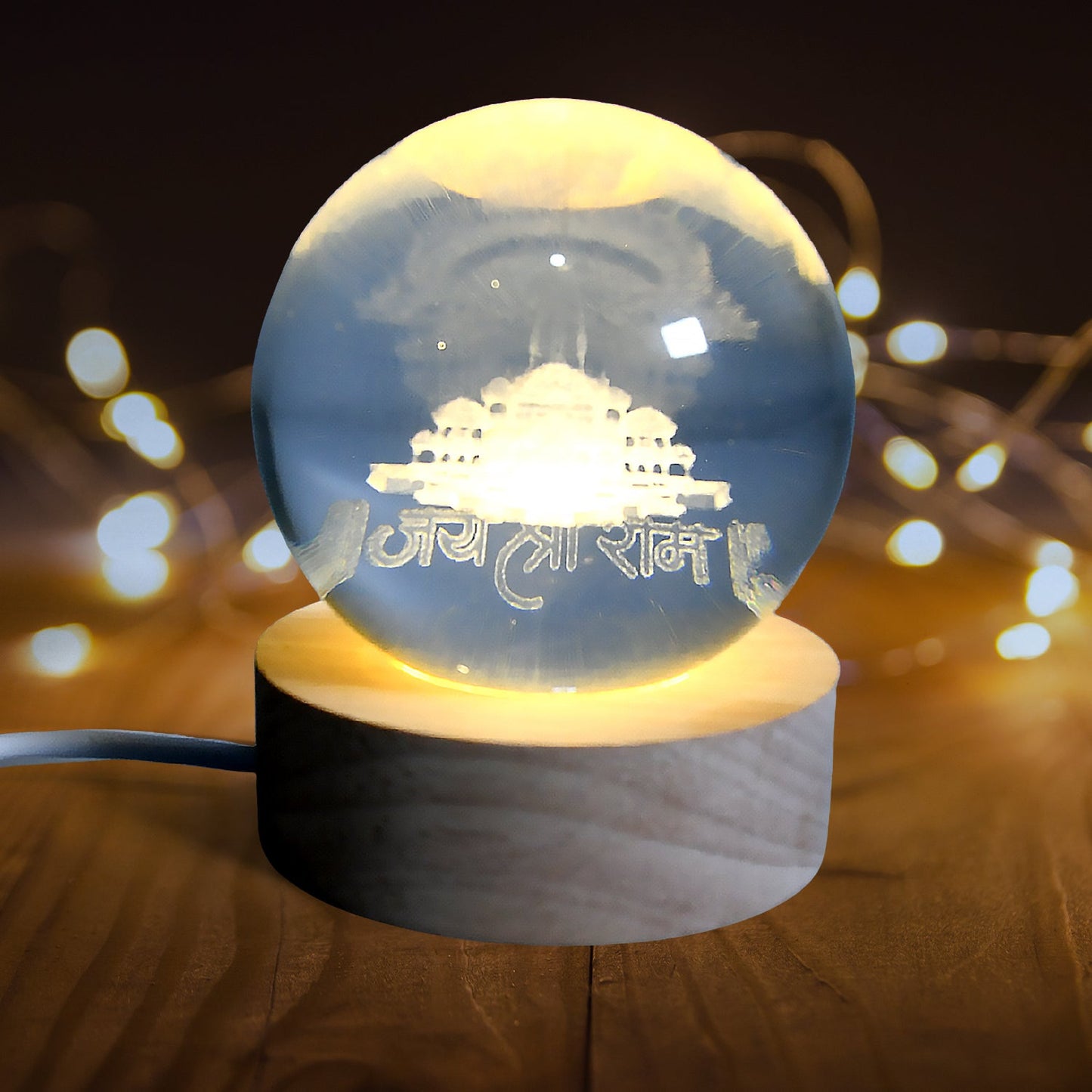 3D Crystal Ball lamps for Bedroom 3D Lamps for Home Decoration 3D Crystal Ball Night Light Gifts for Women Gifts for Men Room Decor Items for Bedroom for Friend and FamilyÃ‚Â (1 Pc)