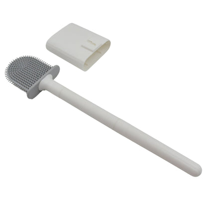 Portable Silicone Toilet Brush Ã¢â‚¬â€œ Wall-Mounted, Anti-Drip Cleaner with Non-Slip Handle