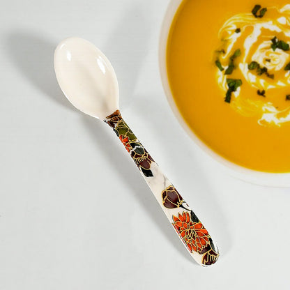 Dream 18-Piece Plastic Dinner Set Ã¢â‚¬â€œ Unique Flower Design, 6 Plates, 6 Bowls & 6 Spoons, Microwave & Dishwasher Safe