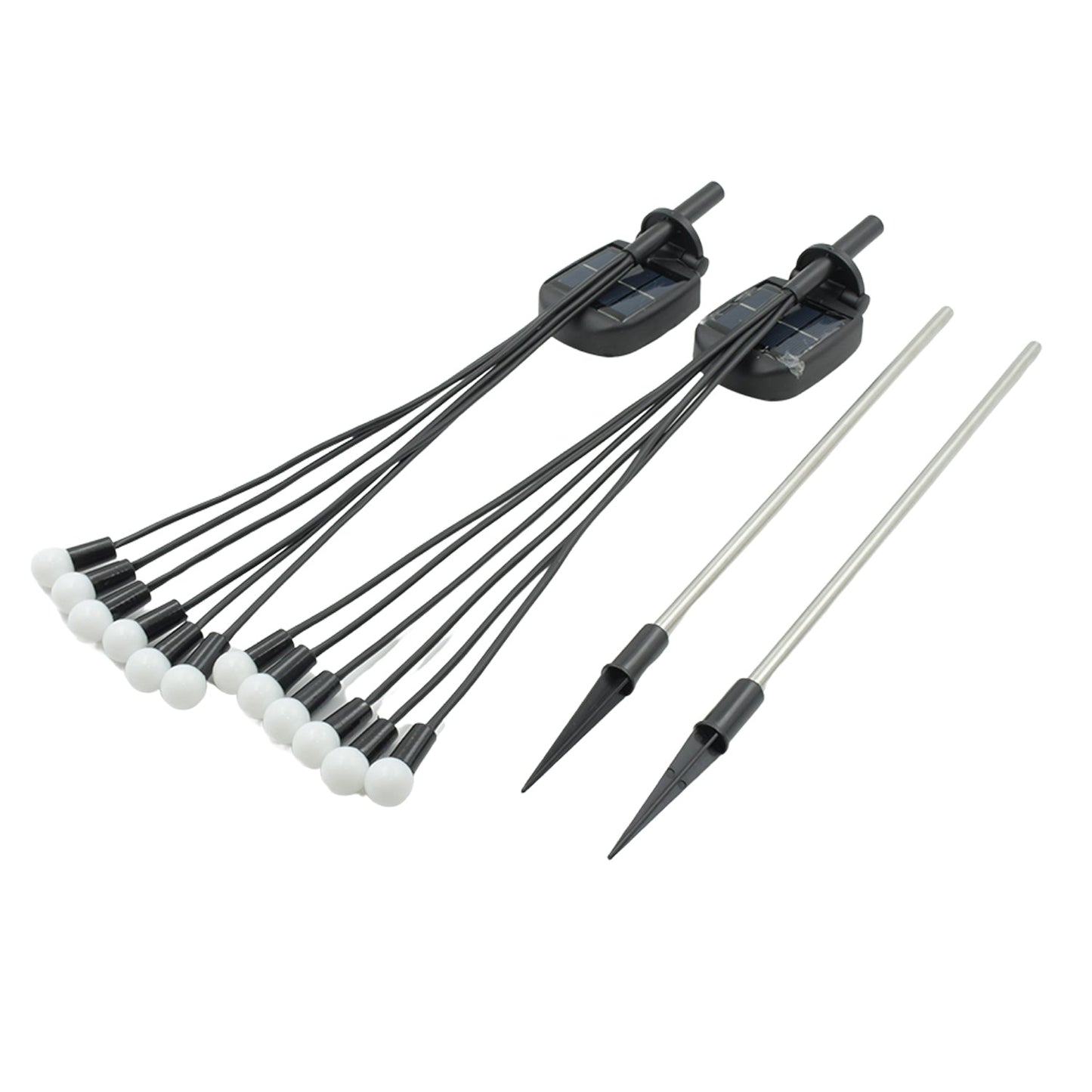 Solar firefly lights with warm LED for garden dÃ©cor