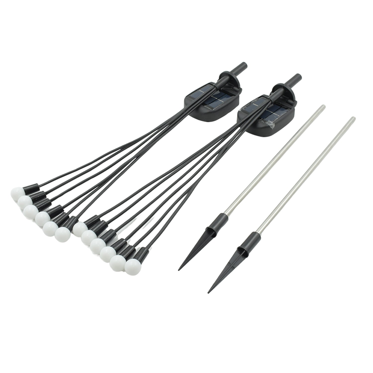 Solar firefly lights with warm LED for garden dÃ©cor