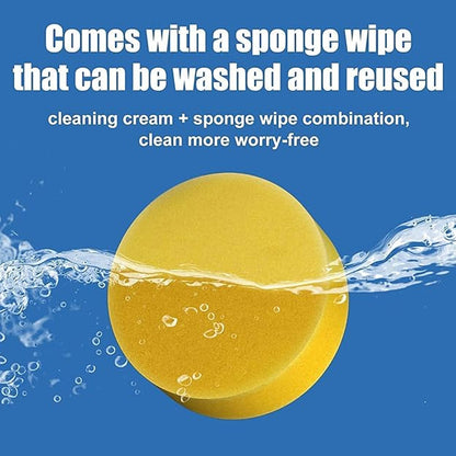 Shoe Cleaning Cream Ã¢â‚¬â€œ Stain Remover for Sneakers, White Rubber Sole & Polish (260g)