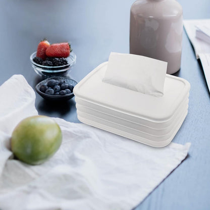 Simple Silicone Tissue Holder Ã¢â‚¬â€œ Cube/Cylinder Tissue Box for Bathroom, Office, Car & Bedroom